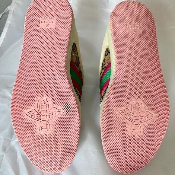 GUCCI Screener GG Canvas Crystal Sneakers - Picture 10 of 10